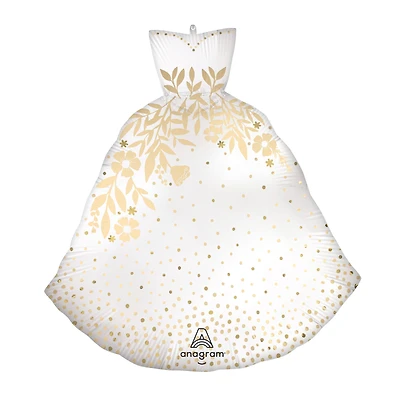 SuperShape® 29" Satin Let's Toast Foil Balloon