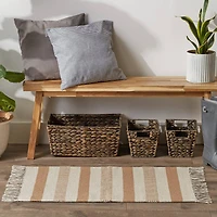 DII® Stone Combo Stripe Hand-Loomed Rug, 2ft. x 3ft.