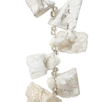 12 Pack: Sedona White Druzy Agate Nugget Beads, 20mm by Bead Landing™