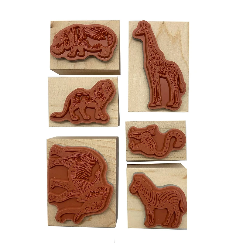 African Animals Wood Stamp Set by Recollections™