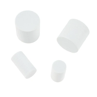 White 3D Foam Cylinders by Creatology™