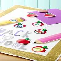 Back to Class Mini Die Cut Apple Accents