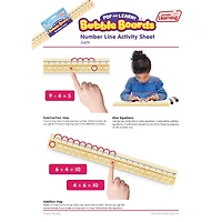 Junior Learning® Pop & Learn Bubble Board Number Line