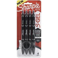 Sharpie® S-Gel™ Bold Point Black Pens, 4ct.