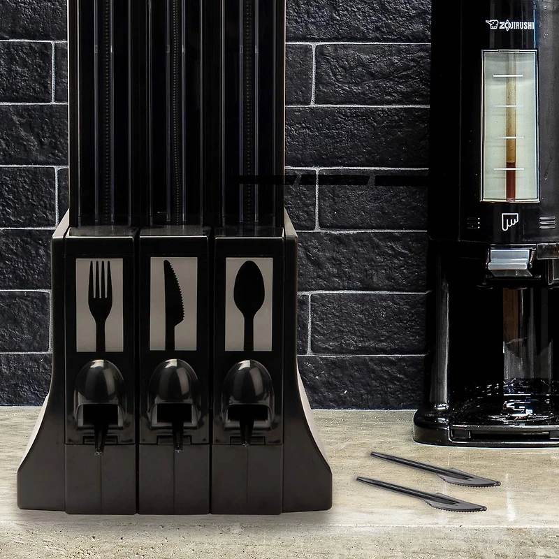 Mind Reader Black Plastic Knife Dispenser Refills, 100ct.