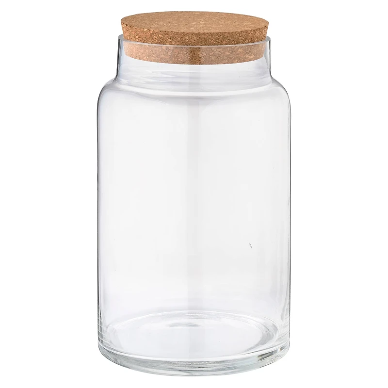 Cylindrical Terrarium Jar with Cork By Ashland®
