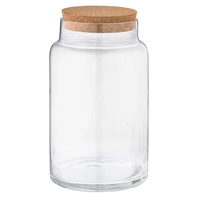 Cylindrical Terrarium Jar with Cork By Ashland®