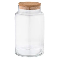Cylindrical Terrarium Jar with Cork By Ashland®