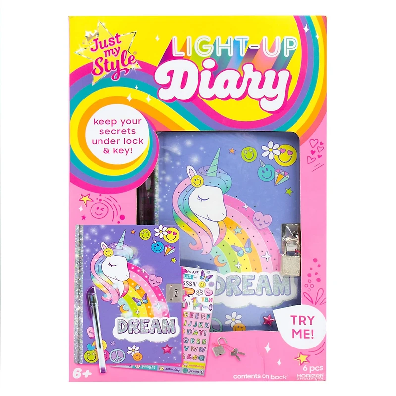 Just My Style® Light Up Diary
