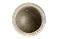 Hello Honey® 5" Matte Gray Stoneware Mortar & Pestle Set