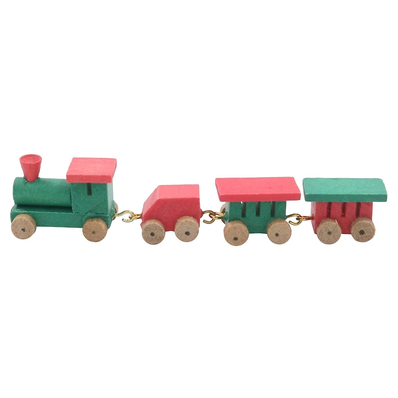Mini Wooden Train Decorations by Ashland®