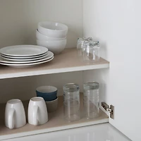 Simplify 17.5ft. Taupe Smooth Surface Shelf Liner