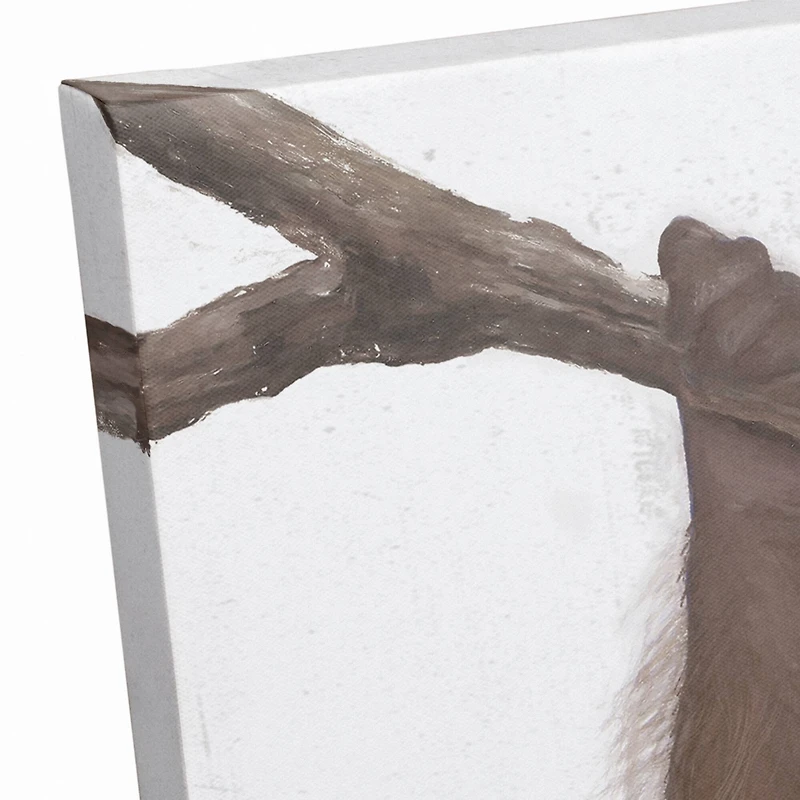 Hanging Monkey 16" x 24" Canvas Wall Art