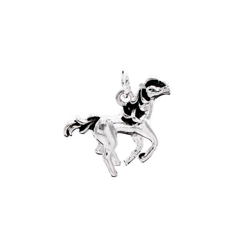 Charmalong™ Antique Silver Plated Horse Charm by Bead Landing™