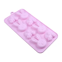 Easter Bunny Heads & Tails Silicone Candy Mold by Makery™