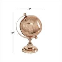 10" Rose Gold Aluminum Traditional Globe
