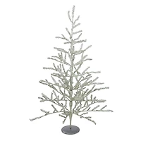 3ft. Unlit Champagne Tinsel Artificial Christmas Twig Tree