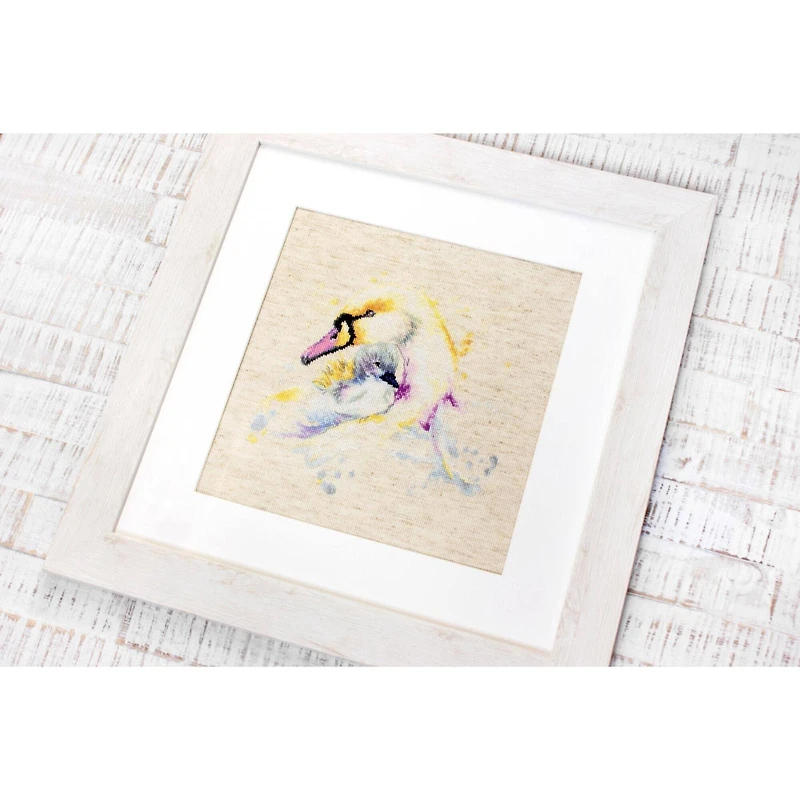 Luca-S The Swans Counted Cross Stitch Kit