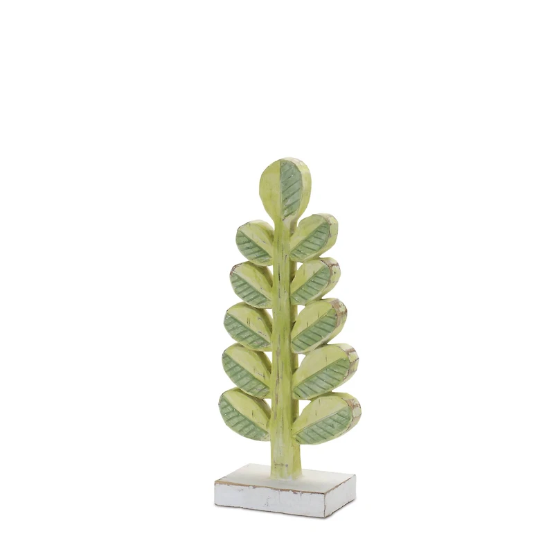 Carved Leaf Décor Set