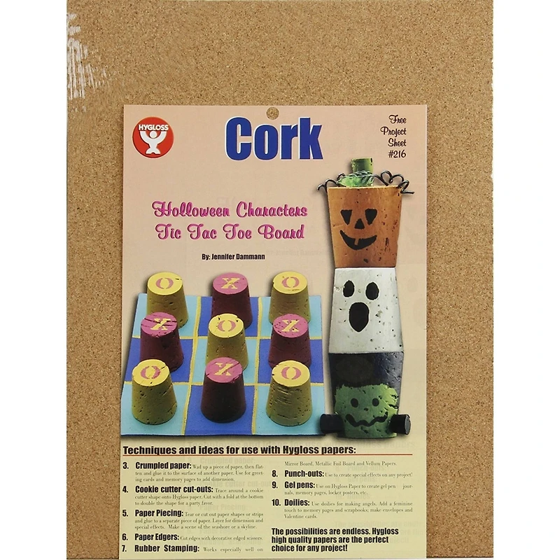 Hygloss® 8.5" x 11" Cork Sheets, 2ct.