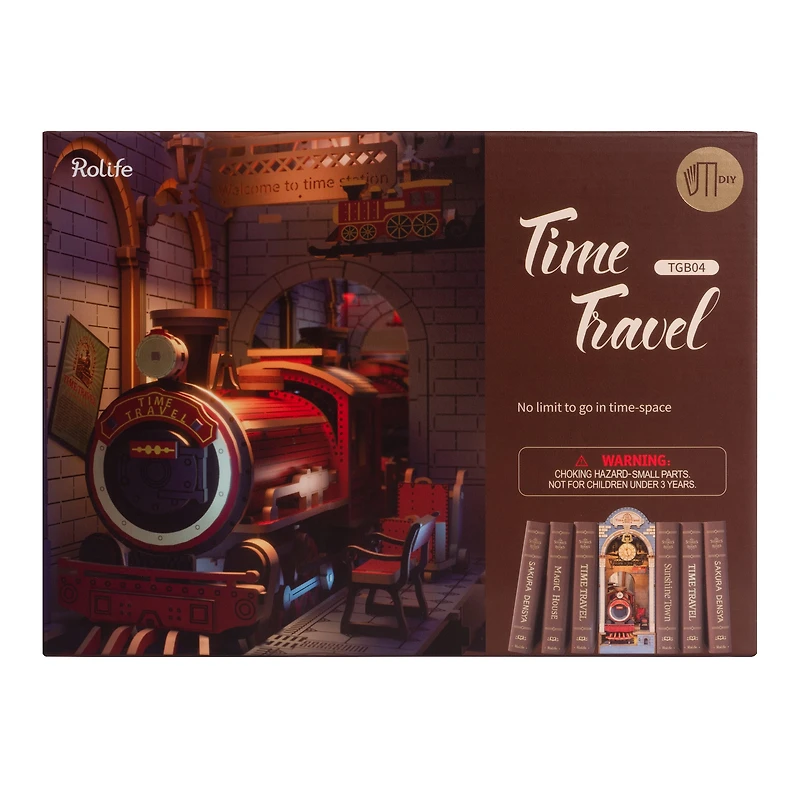 Rolife® Time Travel DIY Book Nook Shelf Insert Kit