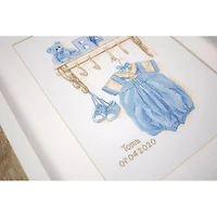 Luca-s Baby Boy Birth Counted Cross Stitch Kit