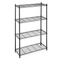Whitmor 4-Tier Black Supreme Shelves