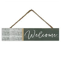 17" Welcome Outdoor/Indoor Hanging Sign
