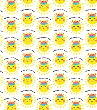 Springs Creative Love the Sea Walking on the Sun Cotton Fabric
