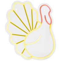 15" LED Neon Style Fall Harvest Turkey Window Silhouette