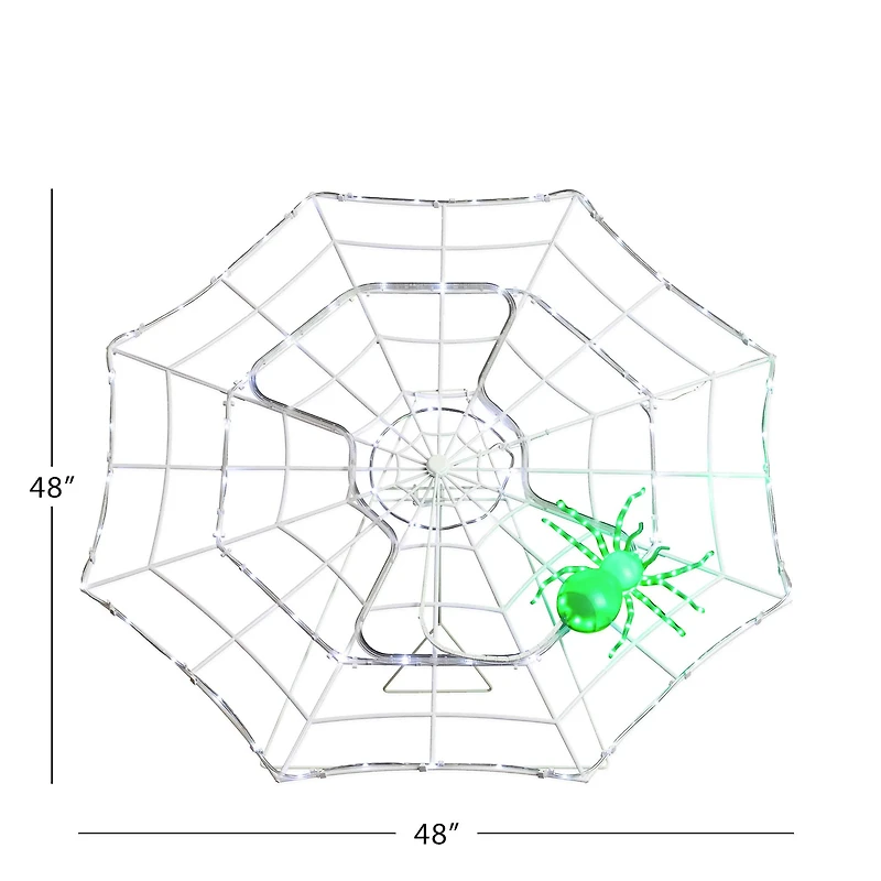 Mr. Halloween 4ft. Outdoor Animated Spider Web