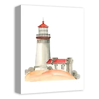 Coastal Lighthouse 12" x 16" Canvas Wall Art