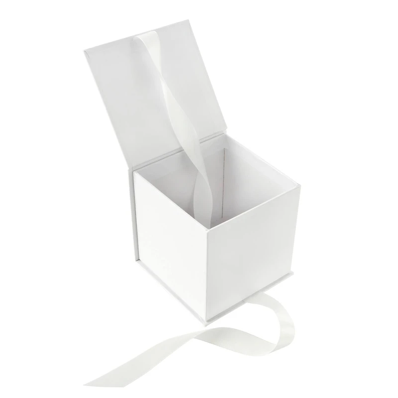Small White Ribbon Box by Celebrate It™