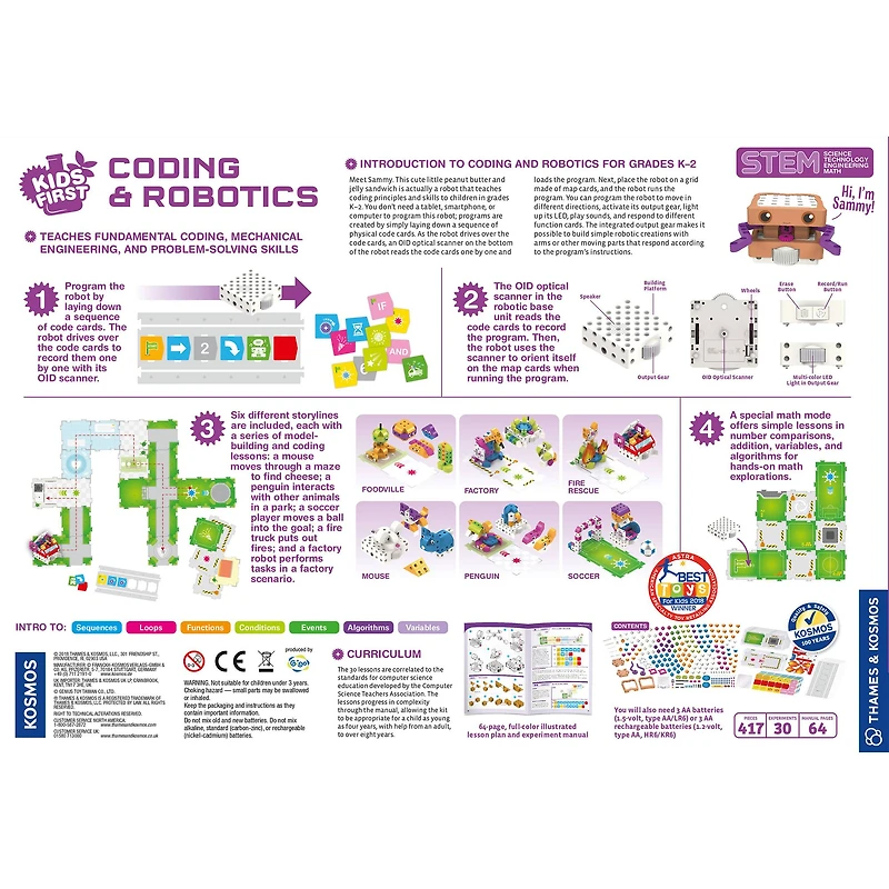 Thames & Kosmos Kids First Coding & Robotics Experiment Kit