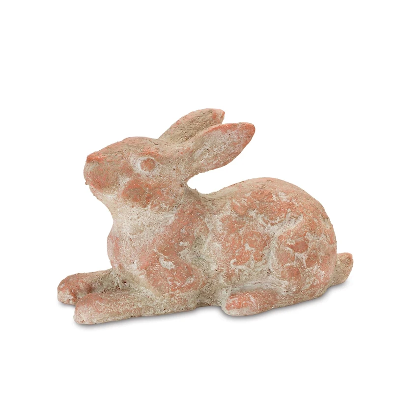Distressed Garden Rabbit Statue Set