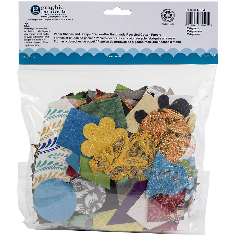 Black Ink Paper Shapes & Scraps