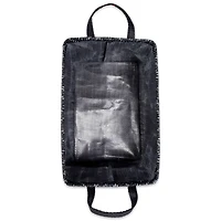 DII® Black & White Tribal Chevron PE-Coated Woven Paper Laundry Bin Set