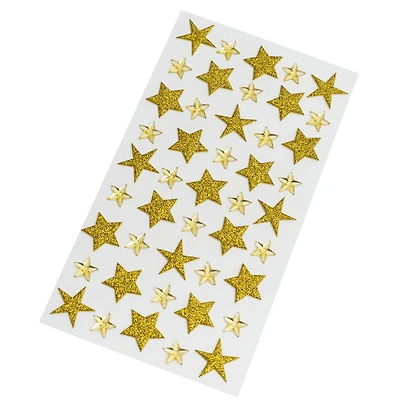 Gold Glitter Star Stickers by Recollections™