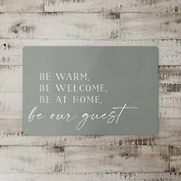 Be Warm Be Welcome Floor Mat, 27' x 18"