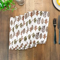 Fall Leaf Pattern Cotton Twill Napkin