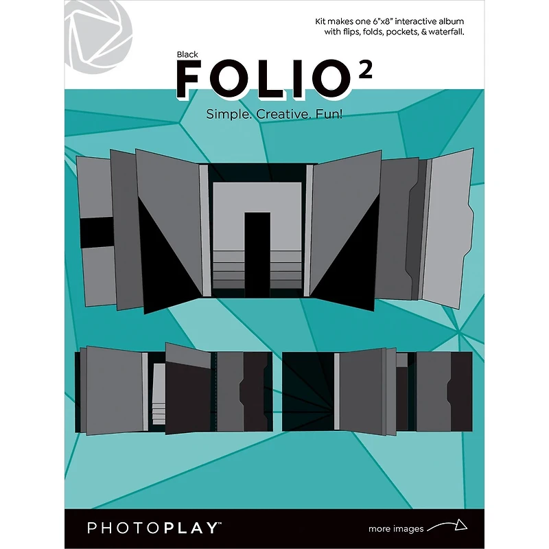 Photoplay™ Black 6" x 8" Folio