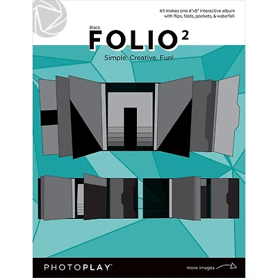 Photoplay™ Black 6" x 8" Folio