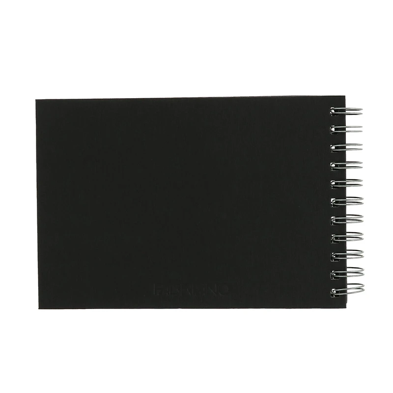 Fabriano® Black Landscape Spiral-bound Drawing Book, 8.25'' x 5.8''