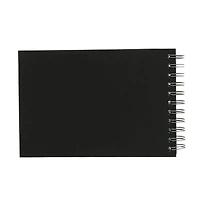 Fabriano® Black Landscape Spiral-bound Drawing Book, 8.25'' x 5.8''