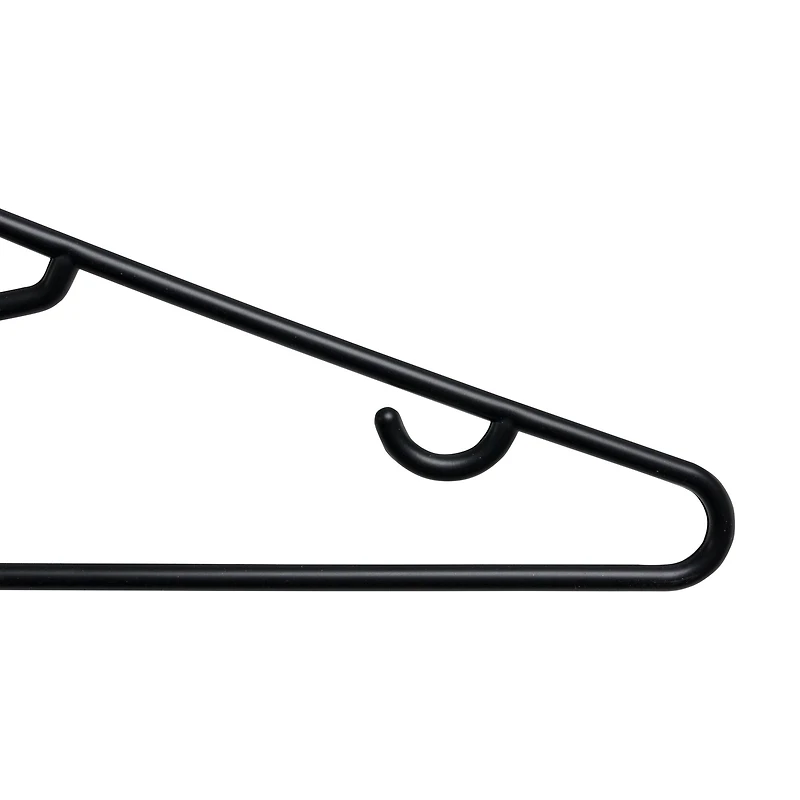 Honey Can Do Black Recycled Plastic Hangers, 60ct.