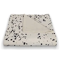 Monochromatic Dot Pattern 50" x 60" Coral Fleece Blanket
