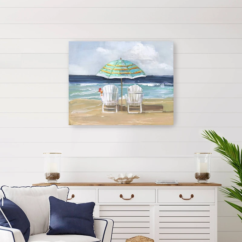 Two's Cpmpany Canvas Giclee