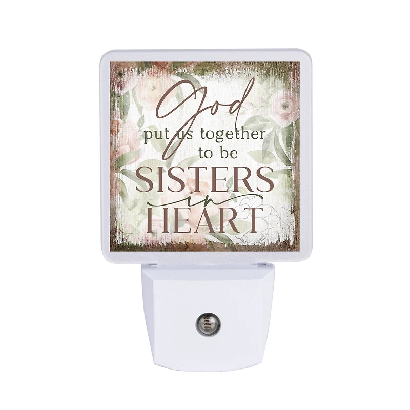 Sisters In Heart LED Night Light