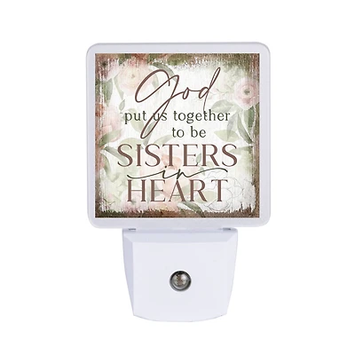 Sisters In Heart LED Night Light