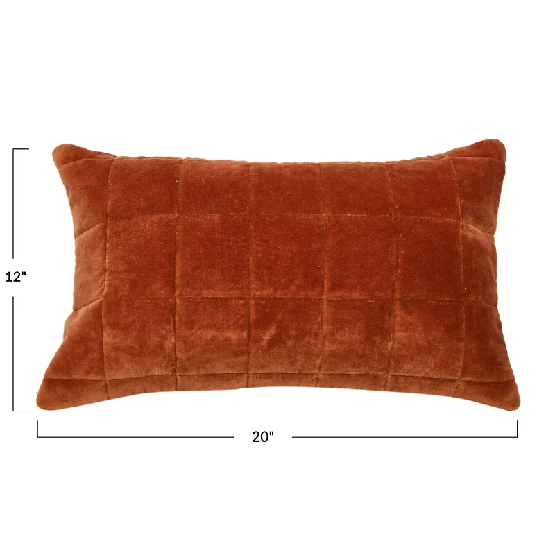 Hello Honey® Quilted Velvet Lumbar Pillow Cover